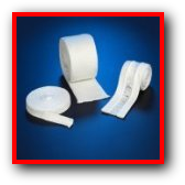 High Temperature Heat Resistant Woven Knit Fiberglass Tape Ladder Bolt Hole